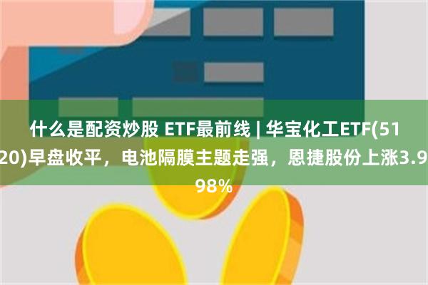 什么是配资炒股 ETF最前线 | 华宝化工ETF(516020)早盘收平，电池隔膜主题走强，恩捷股份上涨3.98%