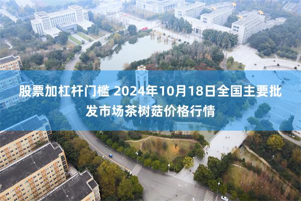 股票加杠杆门槛 2024年10月18日全国主要批发市场茶树菇价格行情